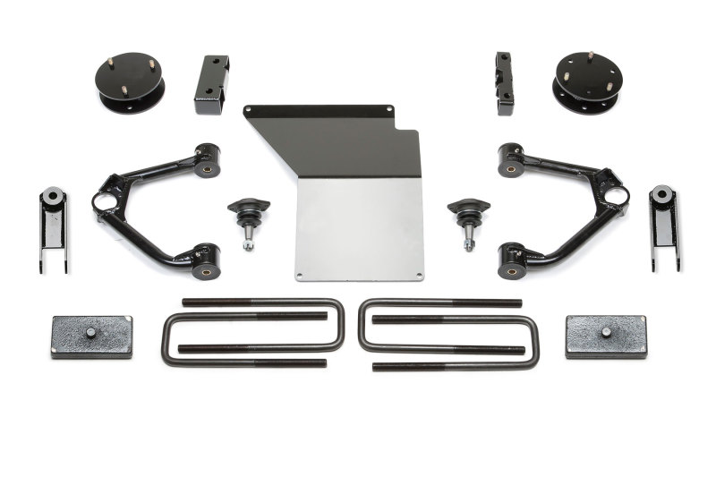 Fabtech K1097 4" Lift Kit W/ Ball Joint Upper Ctrl Arm For 14-17 C/K 1500