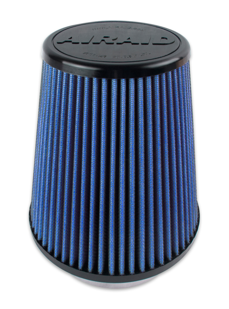 Airaid Universal Air Filter - Cone 4 x 7 x 4 5/8 x 7 w/ Short Flange - Blue SynthaMax - 703-458