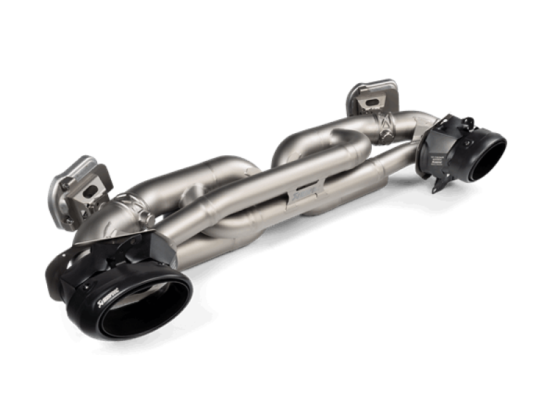 Akrapovic fits 20-21 Porsche 911 Turbo/Turbo S (992) Slip-On Race Line (Titanium) (Req Tips) - S-PO/TI/19