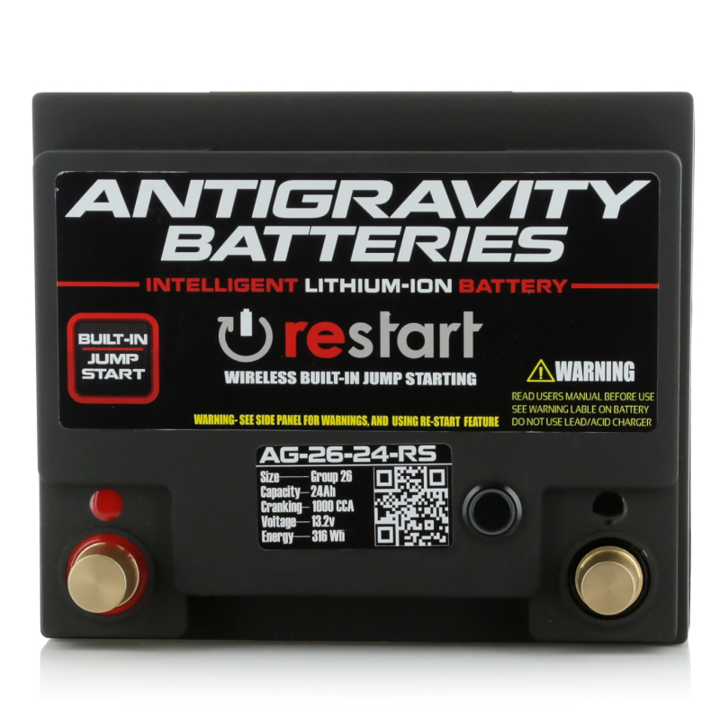 Antigravity H6/Group 48 Lithium Car Battery w/Re-Start - AG-H6-60-RS