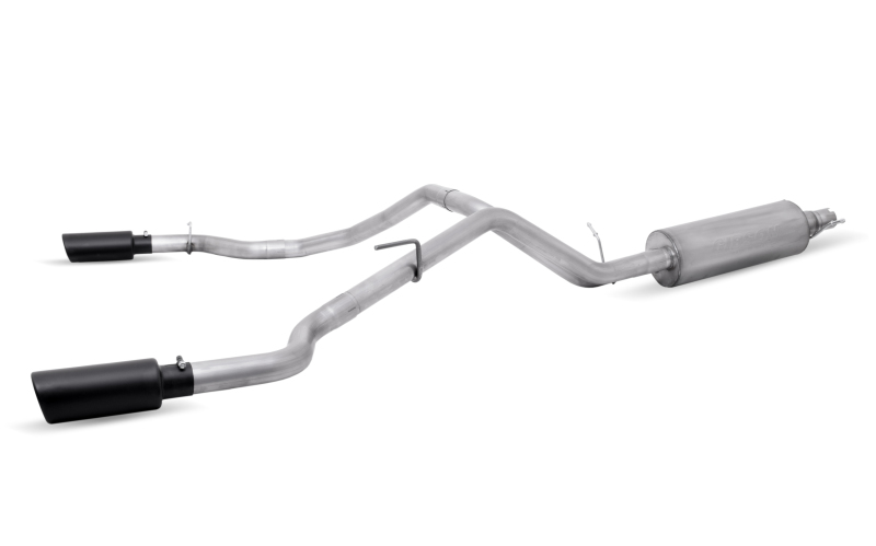 Gibson 69550B Black Elite Cat-Back Stainless Steel Dual Sport Exhaust System