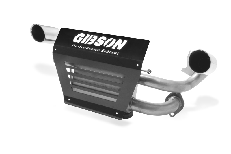 Gibson 98021 Dual Exhaust - Stainless Steel; For Polaris RZR XP 1000