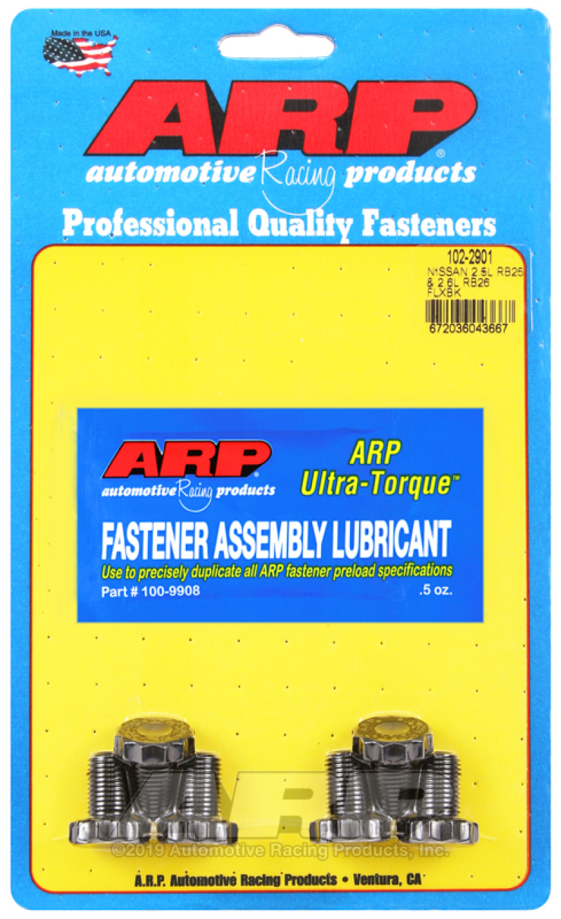 ARP fits  Nissan 2.0L RB25 and 2.6L RB26 Flexplate Bolt Kit - 102-2901