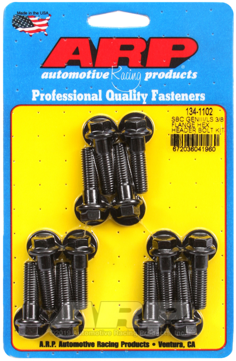 ARP 134-1102 Header Bolt & Stud Kits; For Chevy Gen III/LS Series SB
