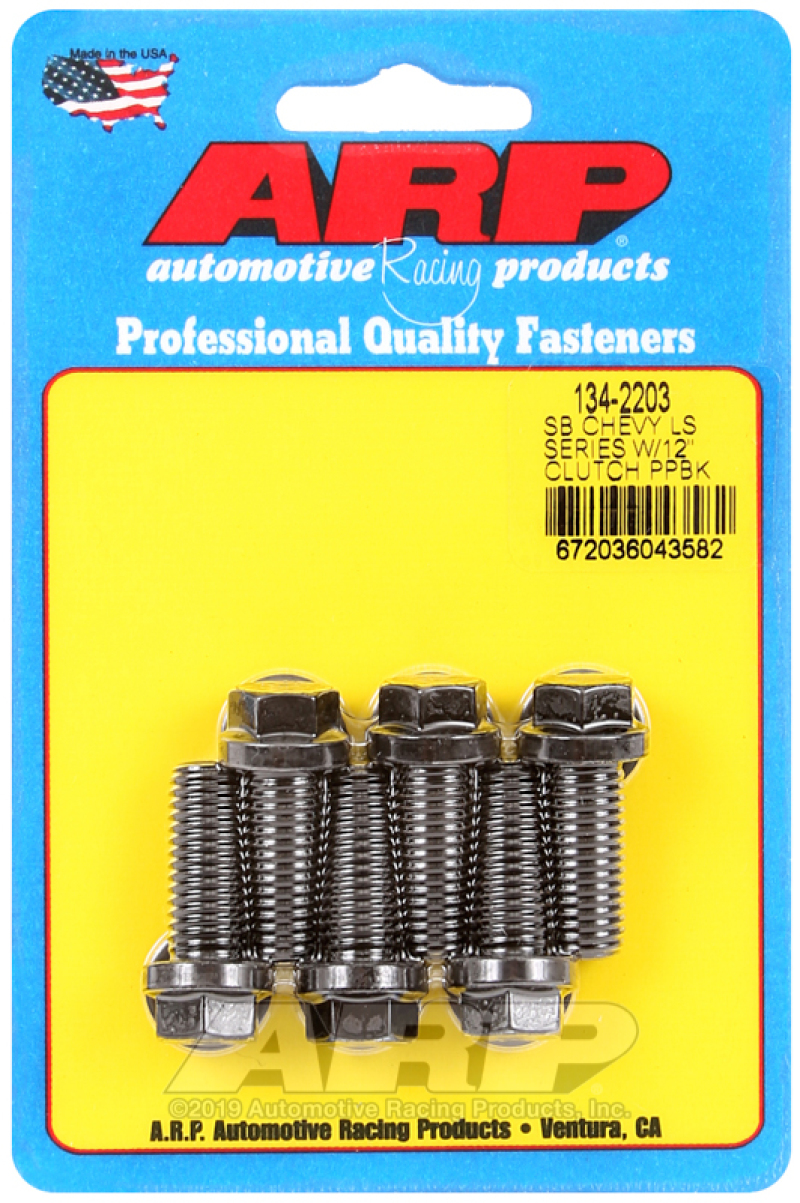 ARP 134-2203 Pressure Plate Bolt Kit For Small Block Chev LS Series W/12' Clutch