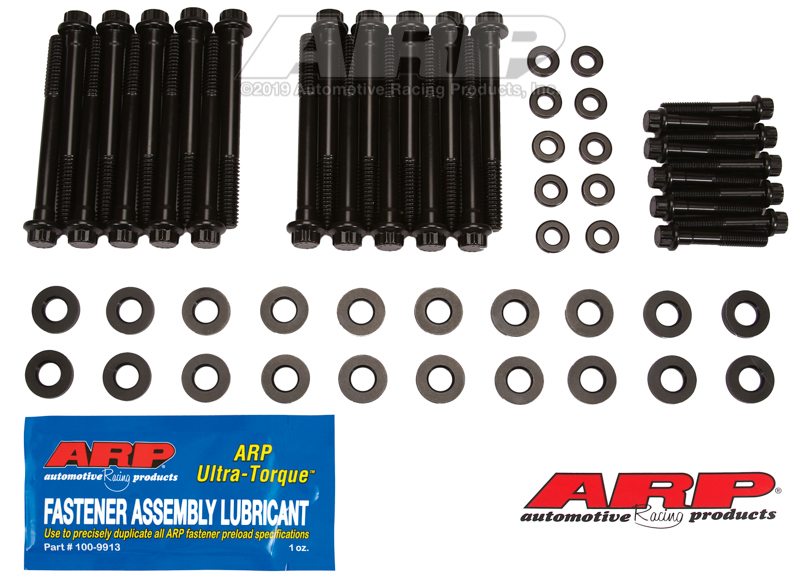 ARP 234-3725 Cylinder Head Fastener 12-Point Black Oxide For Chevy Small Block