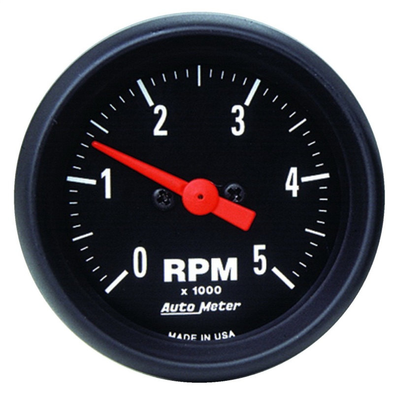 Auto Meter 2697 Gauge Tachometer 2 1/16In. 5K Rpm In-Dash Z-Series NEW