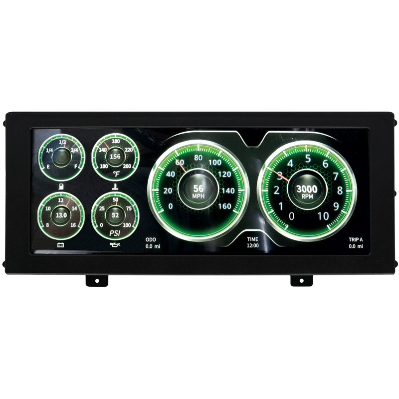 Auto Meter 7000 Invision LCD Dash; Universal; Panel Mount