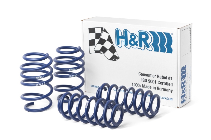 H&R Springs 50340 Sport Coil Spring Lowering Kit For Audi A3 Quattro 2015-2019