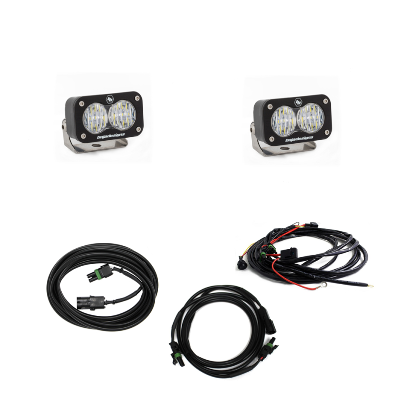 Baja Designs 447651 Dual S2 Sport W/C Led Reverse Light For Jeep Wrangler 18-21