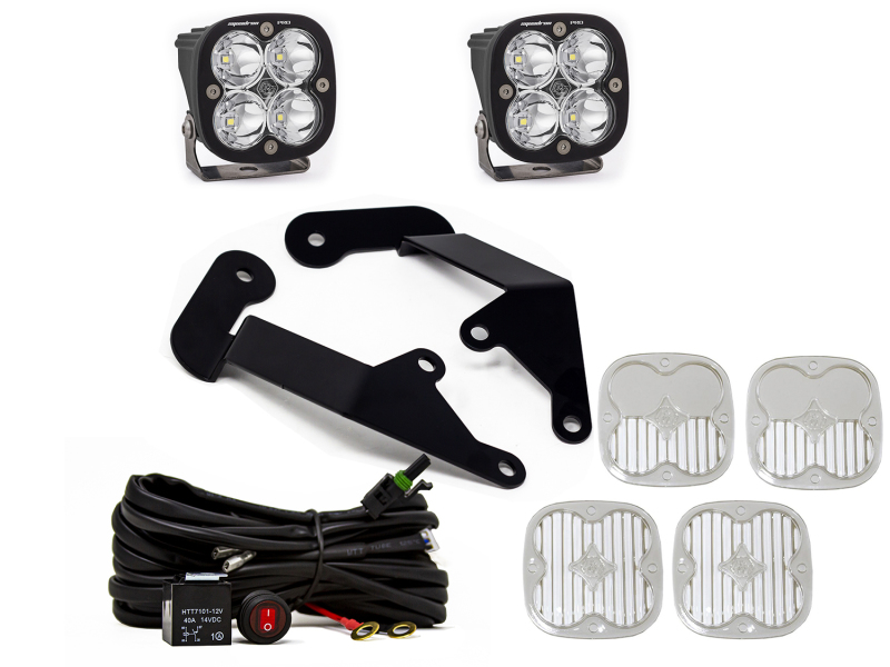Baja Designs 447687 Sport Squadron Sport A-Pillar Light Kit Clear For 21 Bronco