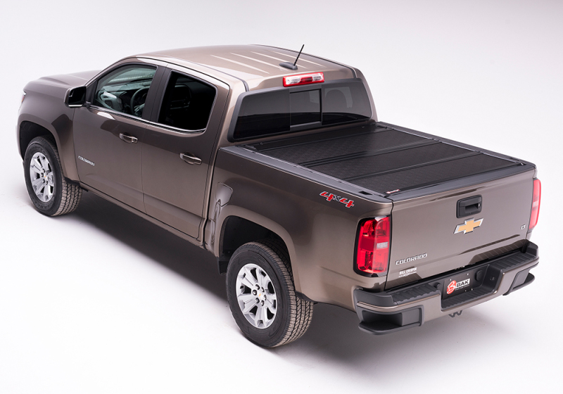 BAK 226125 Folding Tonneau Cover Aluminum Black For 2015-2021 GMC Canyon 6 ft.