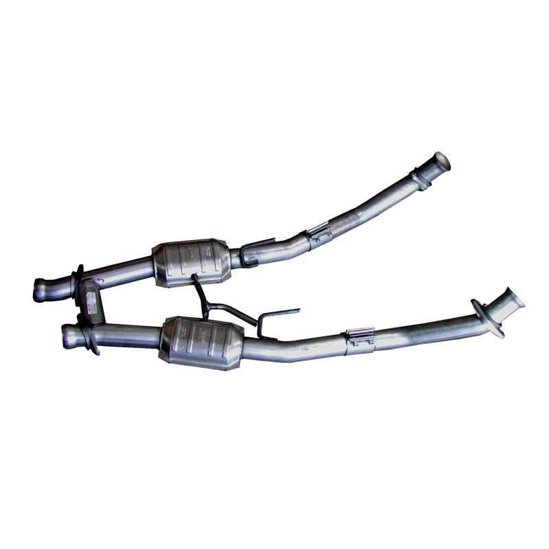 BBK fits 86-93 Mustang 5.0 High Flow H Pipe With Catalytic Converters - 2-1/2 - 1521