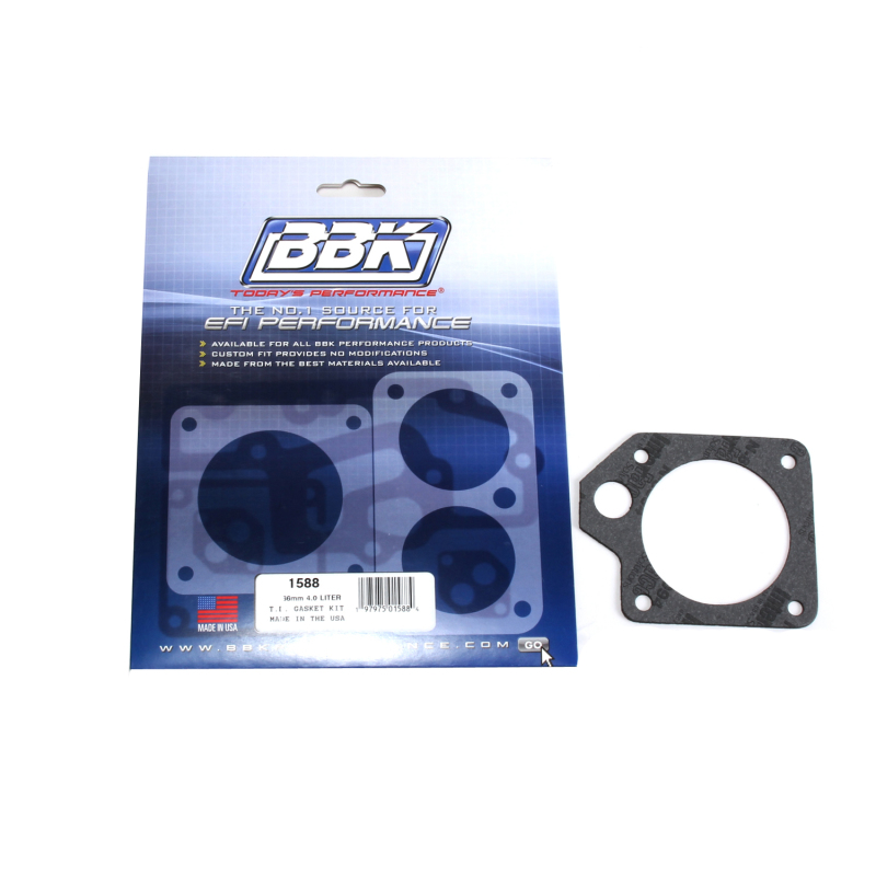 BBK fits 89-02 Ford Ranger Explorer 4.0 66mm Throttle Body Gasket Kit - 1588