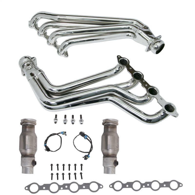 BBK fits 2010-15 Camaro Ls3/L99 1-7/8 Full-LenGTh Headers W/ High Flow Cats (Chrome) - 4054