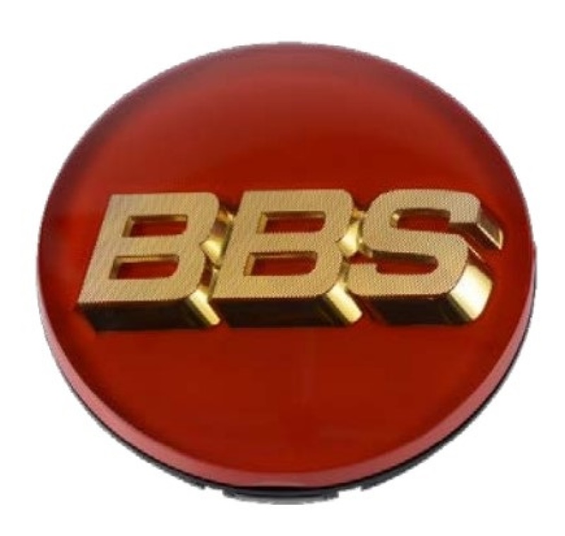 BBS Center Cap 70.6mm Red/Gold (3-tab) (56.24.073) - 56.24.099