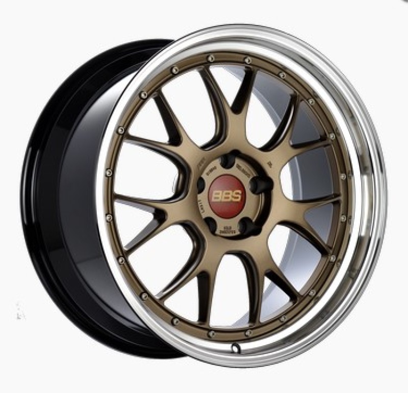 BBS LM-R 20x9.5 5x120 ET23 Matte Bronze Wheel -82mm PFS/Clip Required - LM317MBZ