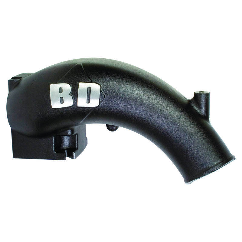 BD Diesel Performance 1041555 X-Flow Power Intake Elbow (Black), For Dodge