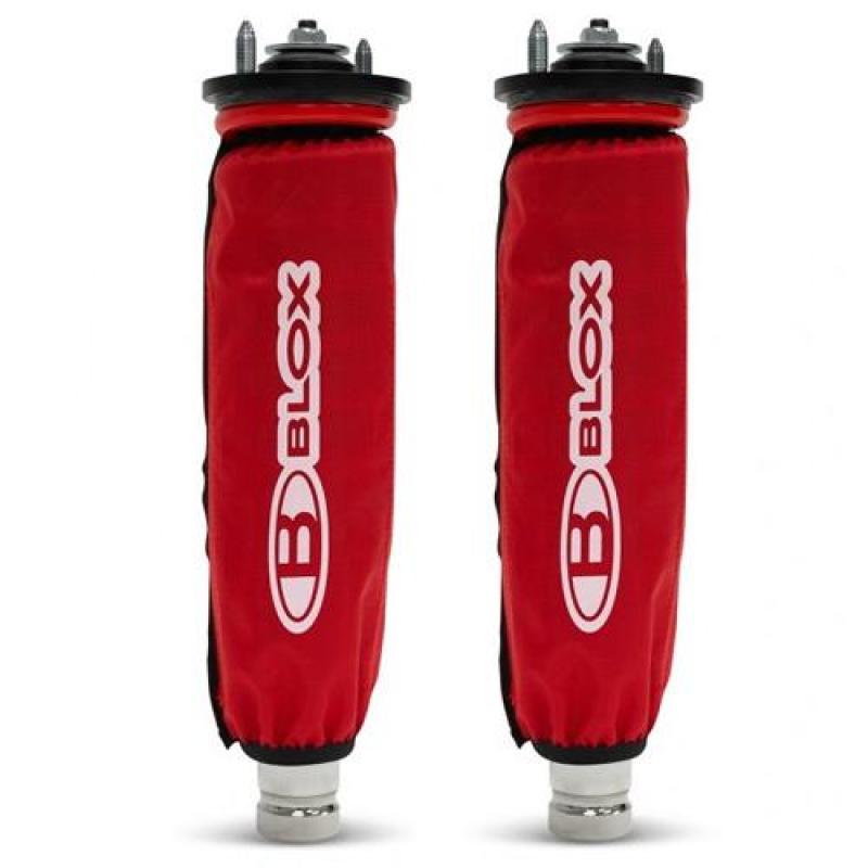 BLOX Racing Coilover Covers - Red (Pair) - BXSS-00100-CCR