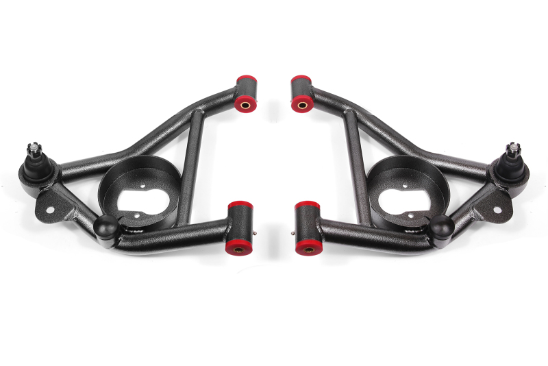 BMR Suspension AA008H Control Arms Tubular Front Lower Steel Black NEW