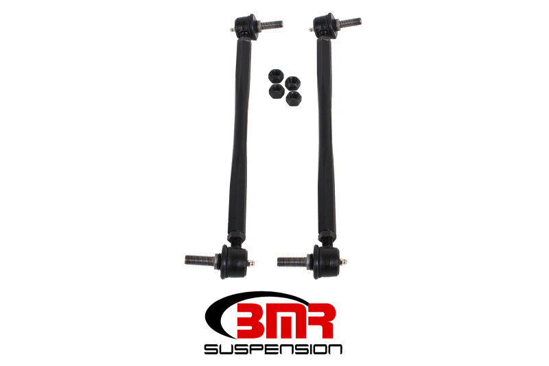 BMR ELK011 Sway Bar End Links Black Anodized Front For Chevy NEW