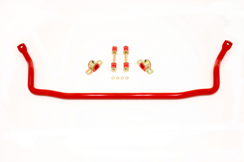 BMR SB008R Sway Bar Red Solid Steel Front 1 1/4 in. Diameter For Buick Chevy NEW