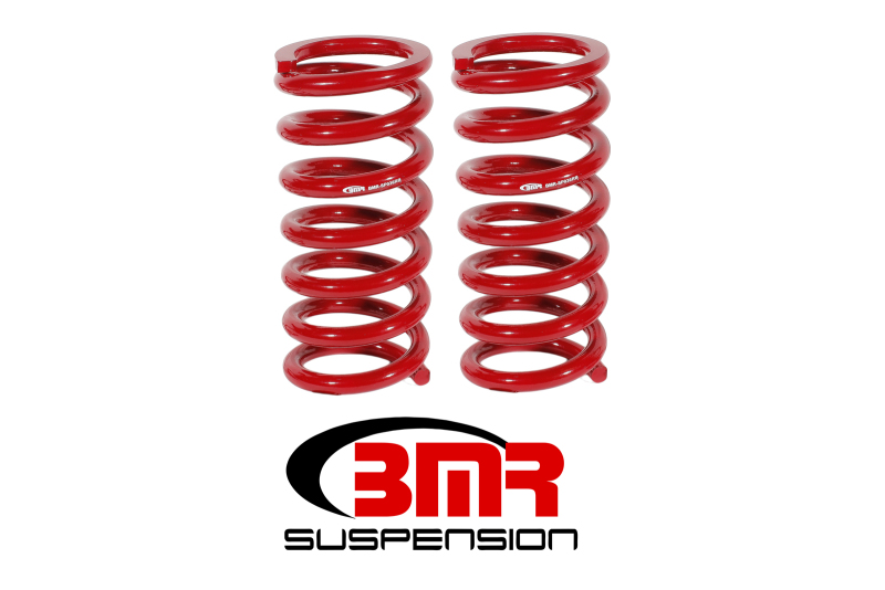BMR Suspension SP036R Lowering Springs Front Coil Type Red Powdercoated