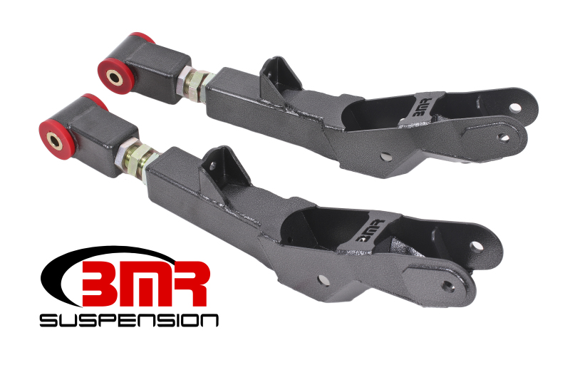 BMR TCA029H Control Arms Adjustable Tubular/Boxed Rear Lower Steel Black NEW