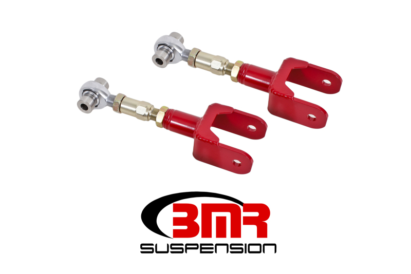 BMR Suspension UTCA041R Control Arms Tubular Rear Upper Steel Red Powdercoat