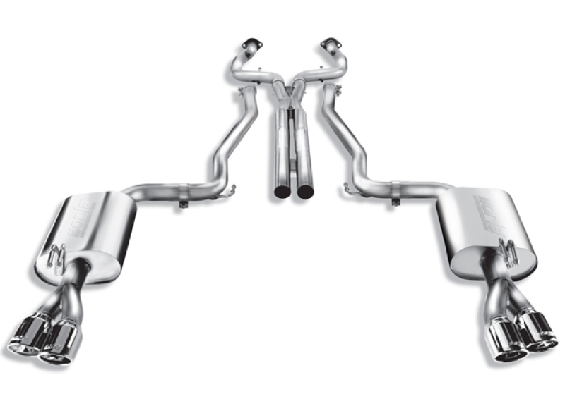 Borla fits  08-09 Pontiac G8/GT 6.0L 8cyl SS Catback Exhaust w/ X Pipe - 140287