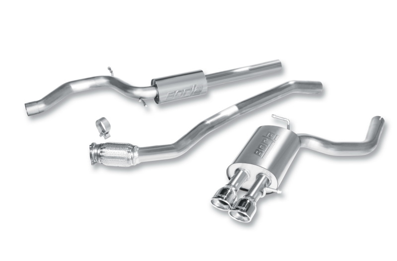 Borla 140315 Exhaust System S-Type CatBack Rear Exit For Audi A4 Quattro 2009-16