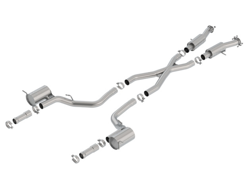 Borla 140755 S-Type Cat-Back Exhaust System For 18-21 Jeep Grand Cherokee NEW