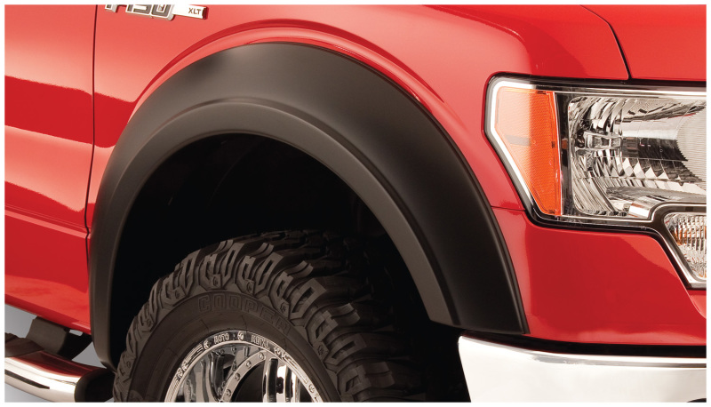 Bushwacker 20033-11 Extend-A-Fender Style Fender Flares, (Set of 2) - Black