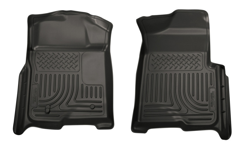Husky Liners 18381 WeatherBeater Front Floor Liner For Ford F250 Super Duty