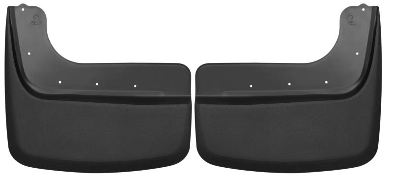 Husky Liners 57641 Dually Rear Mud Flaps Black For 2011-16 Ford F-350 Super Duty