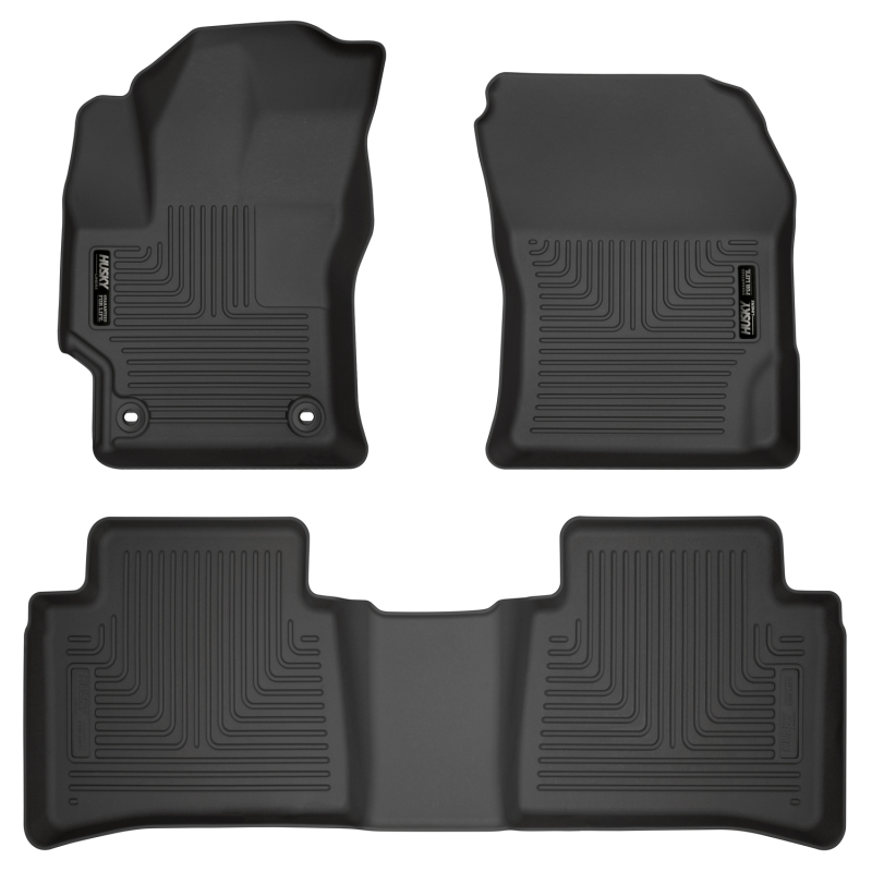 Husky Liners 95751 WeatherBeater Front and 2nd Seat Floor Liners; For Toyota