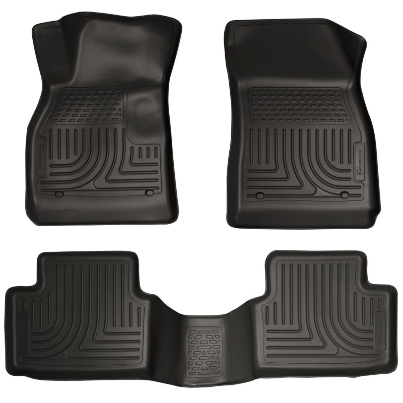 Husky Liners 98191 WeatherBeater Front & 2nd Seat Floor Liners - Black NEW