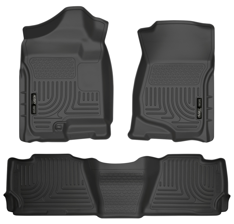 Husky Liners 98261 WeatherBeater Front and 2nd Seat Floor Liners; For Chevy