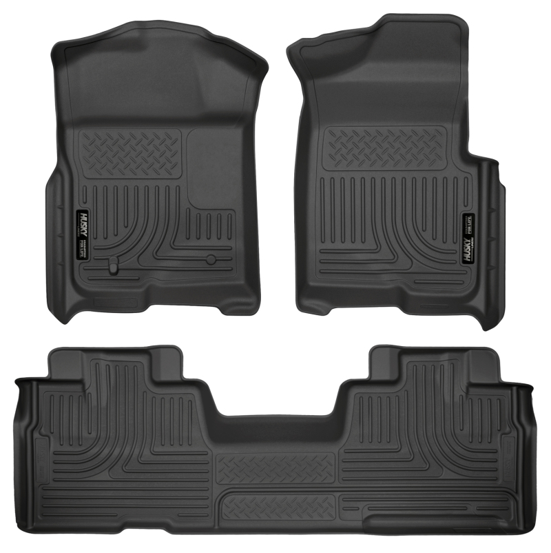 Husky Liners 98341 WeatherBeater Front and 2nd Seat Floor Liners; For F-150 NEW