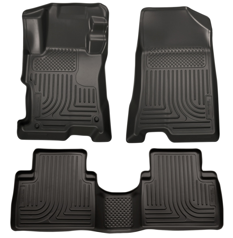 Husky Liner 98401 WeatherBeater Front & 2nd Seat Floor Liners For Honda Accord