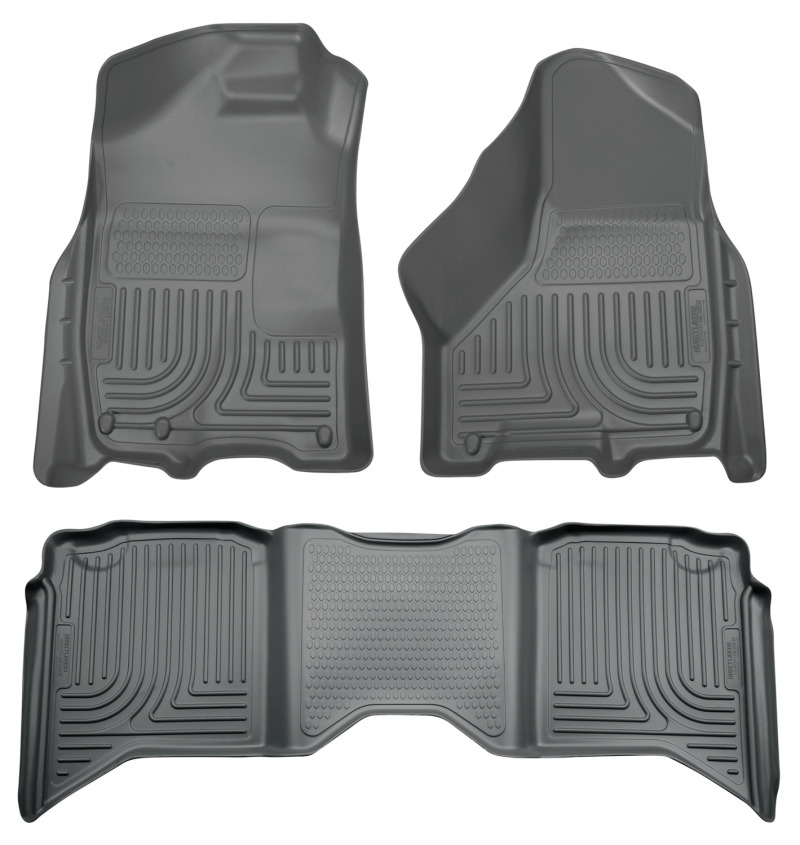 Husky Liners 99002 WeatherBeater Front and 2nd Seat Floor Liners; For Dodge