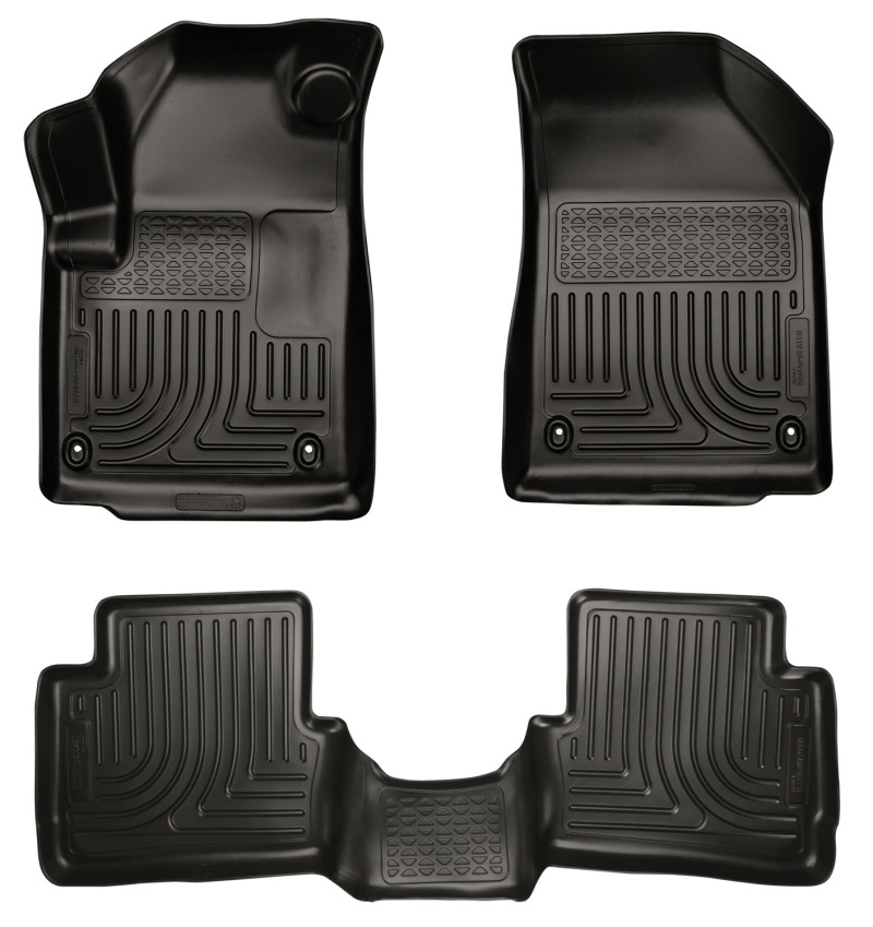 Husky Liner 99021 WeatherBeater Front & 2nd Seat Floor Liners For Dodge Dart