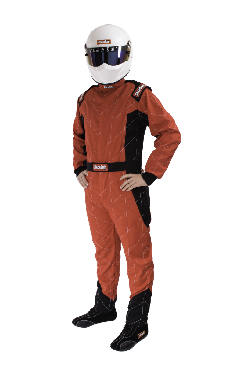Racequip 130913 CHEVRON-1 Suit SFI-1 Red Medium