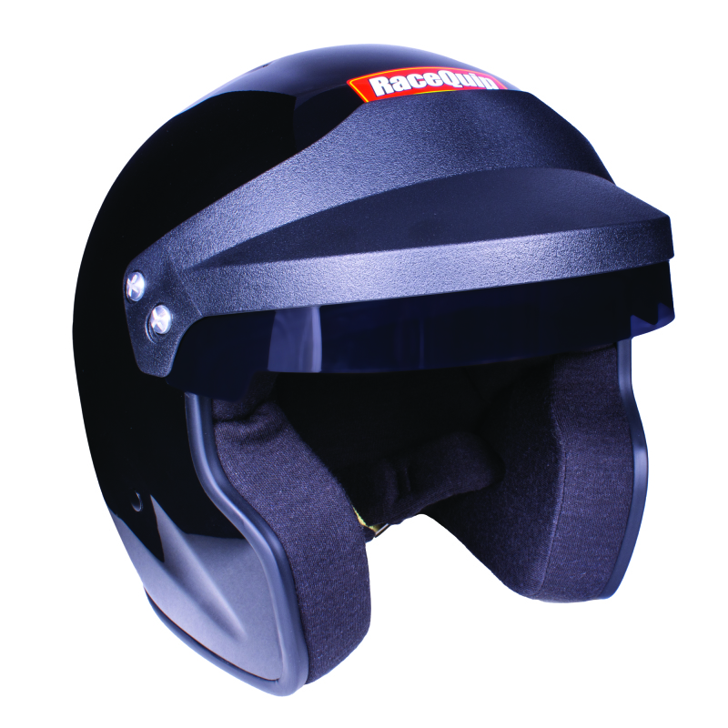 Racequip 256002 Helmet Open Face Snell SA 2020 Black Small NEW