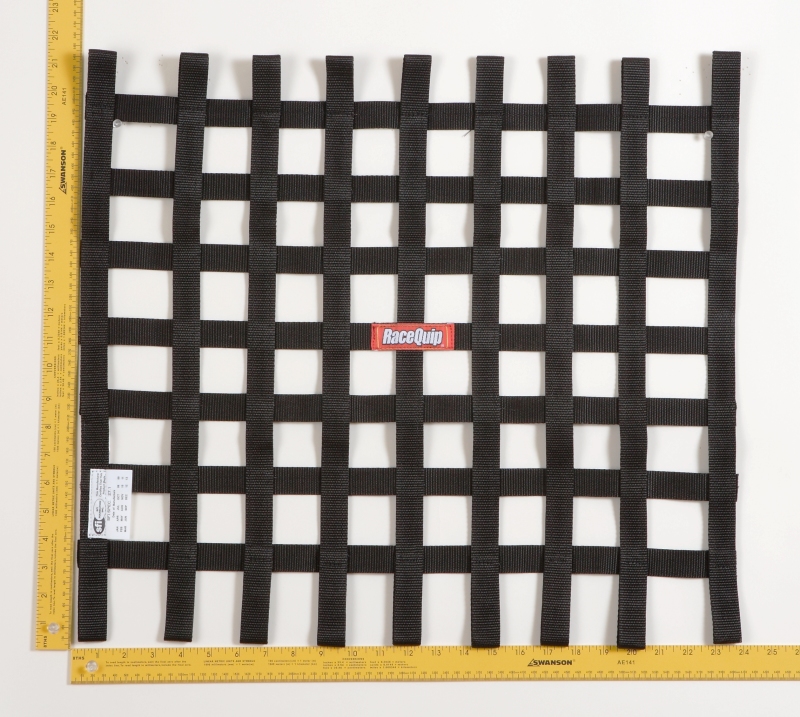 RaceQuip Black 21 X 24 SFI Ribbon Net - 726007