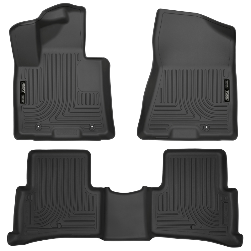 Husky Liners 99891 WeatherBeater Front and 2nd Seat Floor Liners; For Kia NEW