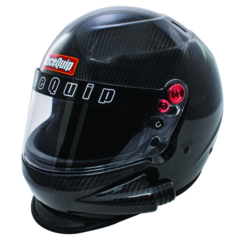 RaceQuip 92969059 PRO20 Carbon Side Air Helmet - Gloss Carbon Fiber, Large NEW