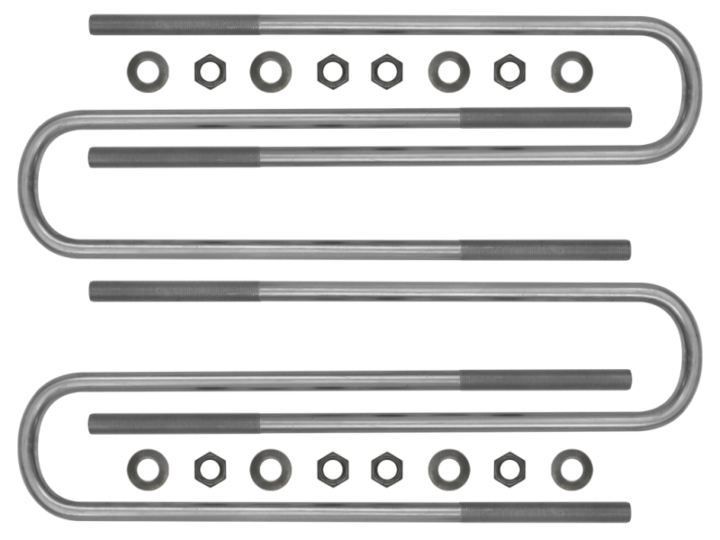 Icon Vehicle Dynamics 67002 17" Rear U-Bolt Kit; For 2011-Up Ford Super Duty