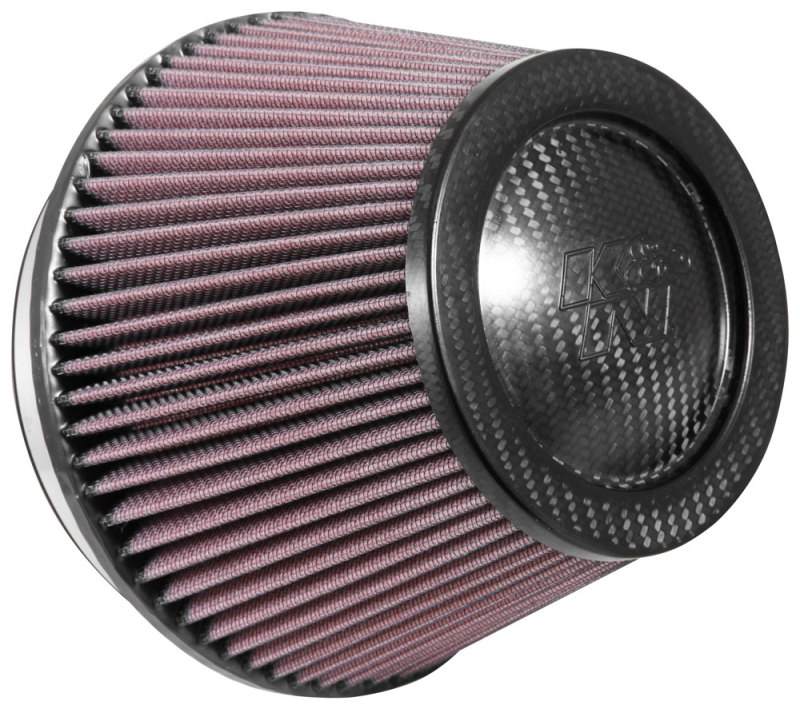 K&N Universal CarbonFiber Filter 6in Flange / 7-1/2in OD-B / 5-1/8in OD-T / 5in H - RP-2960