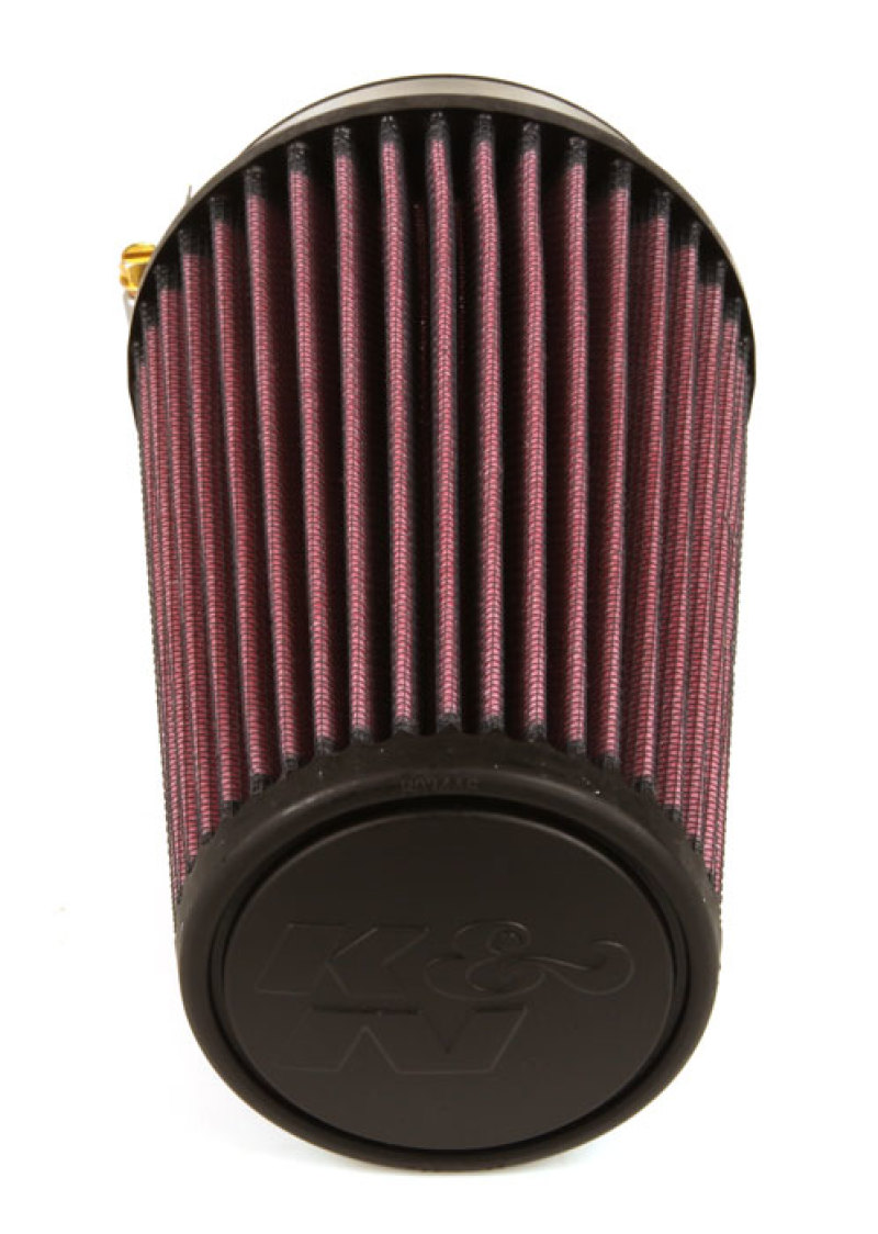 K&N Filter Universal Rubber Filter 3 1/2 inch Flange 4 5/8 inch Base 3 1/2 inch Top 7 inch Height - RU-3130